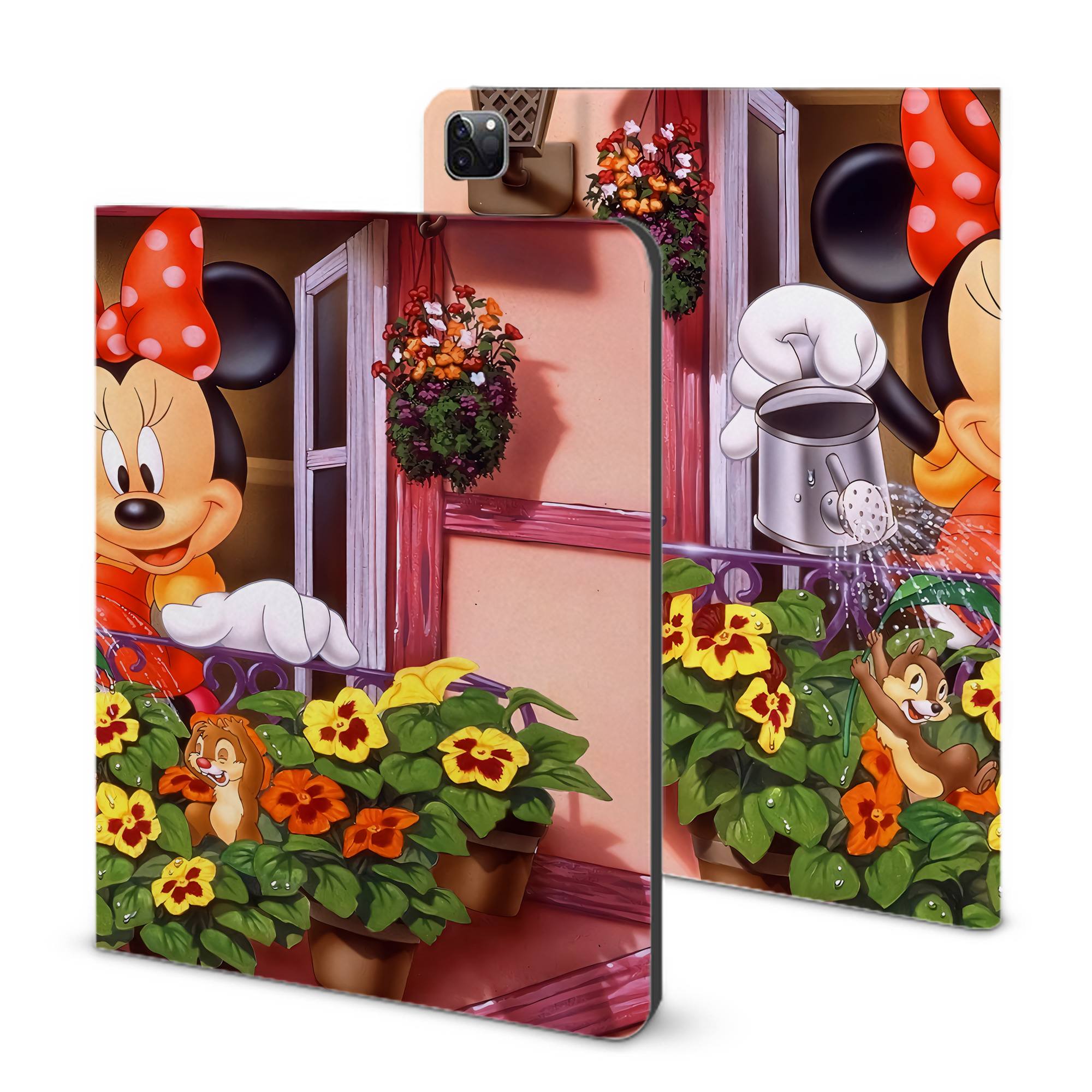 （画像用） ミッキーマウス Mickey Mouse IPad ケース ブック型 PUレザー TPU 耐衝撃 軽量 薄型 ペン収納なし 全面保護 IPad 各モデル対応